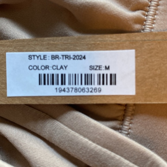 SKIMS Bra & Panty Set Sz M Color Clay NWT - Picture 9 of 9